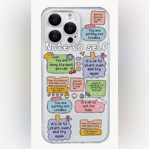 Decorative Phone Case with Motivational Quotes